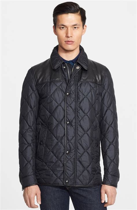 burberry quilted jacket nordstrom|burberry diamond quilted fitted jacket.